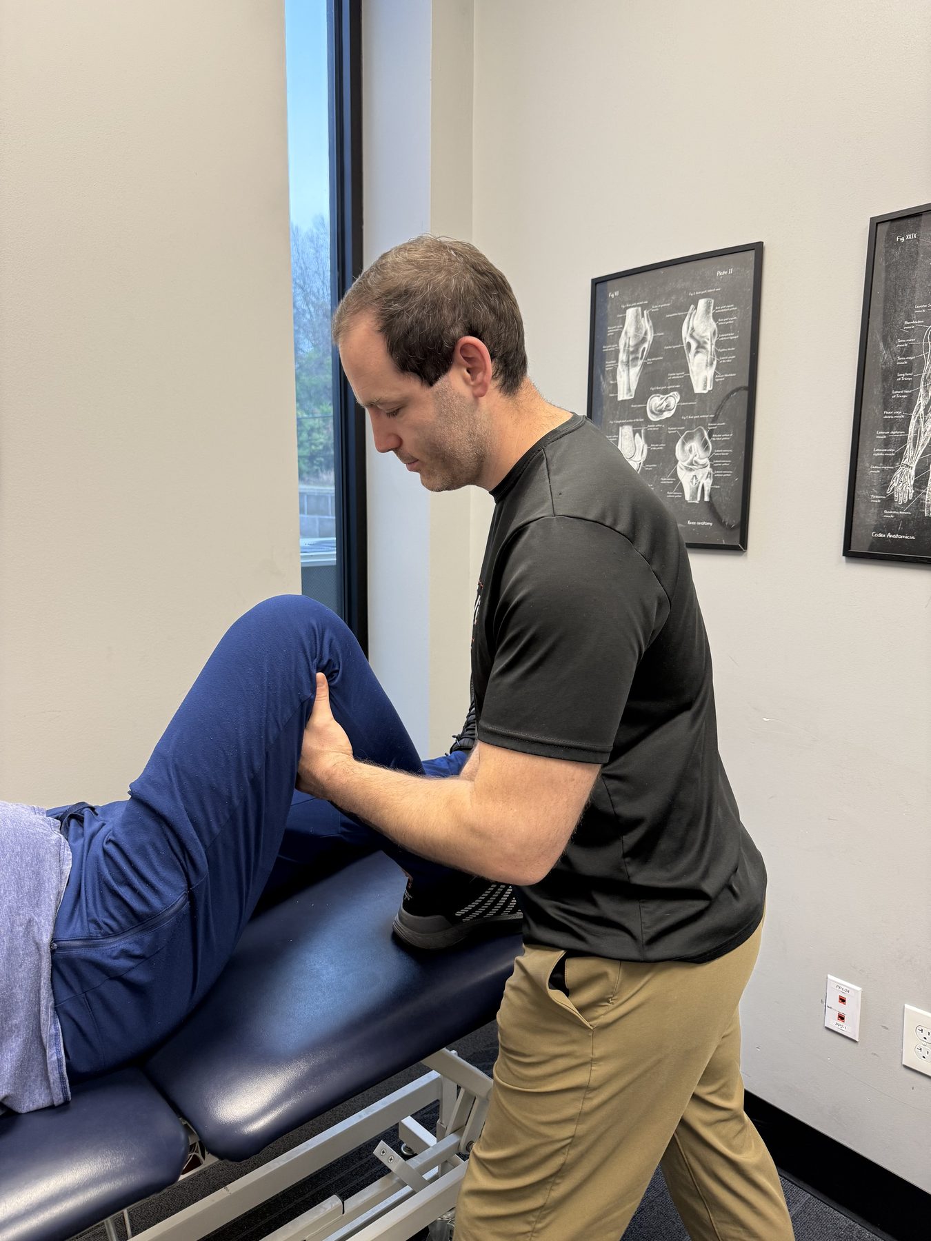 Low back exam at Physio+