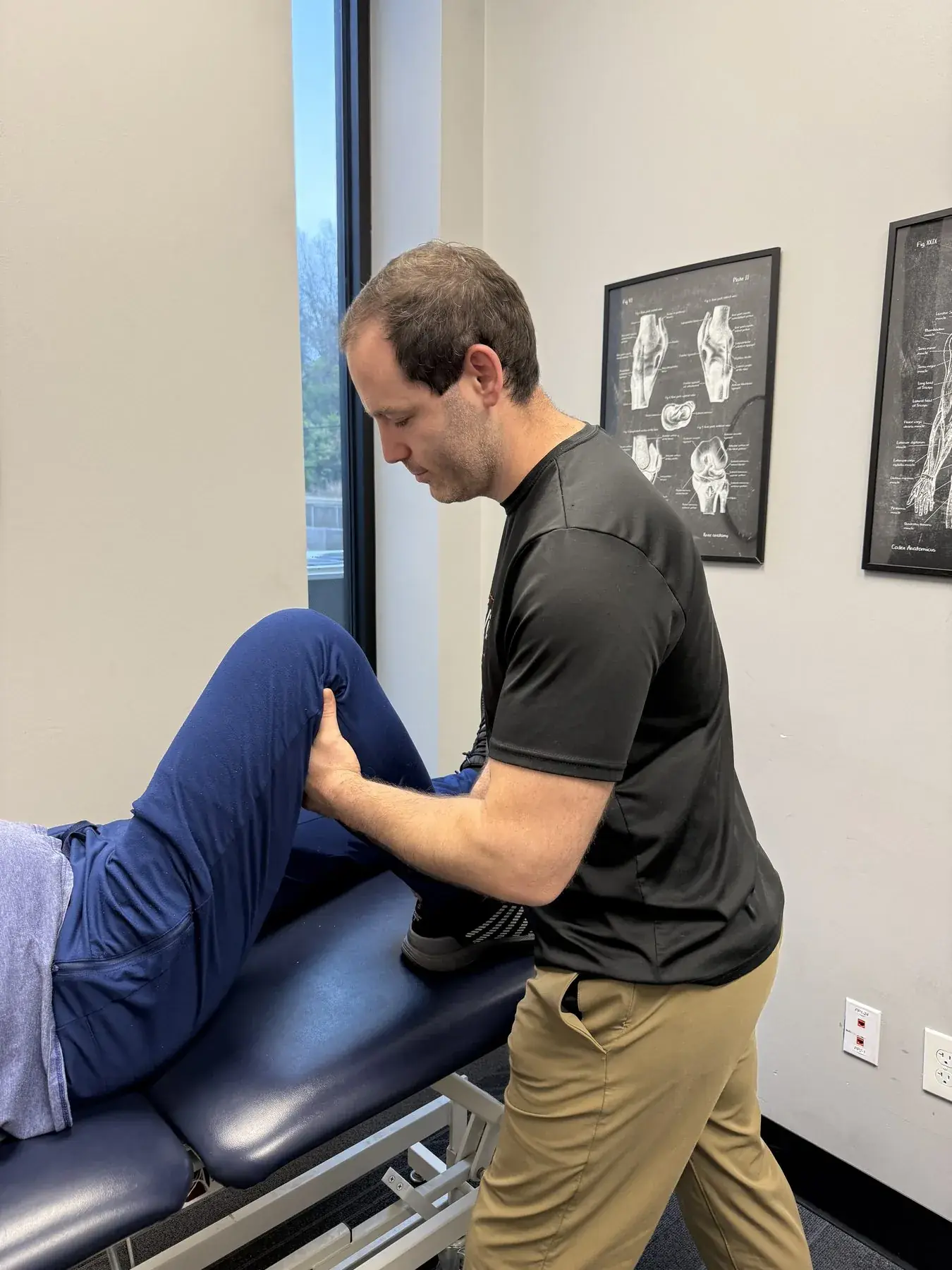 Low back exam at Physio+
